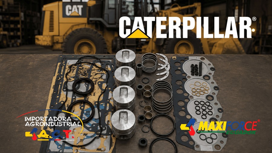 ¿Por qué elegir repuestos Maxiforce para motores diésel Caterpillar? 